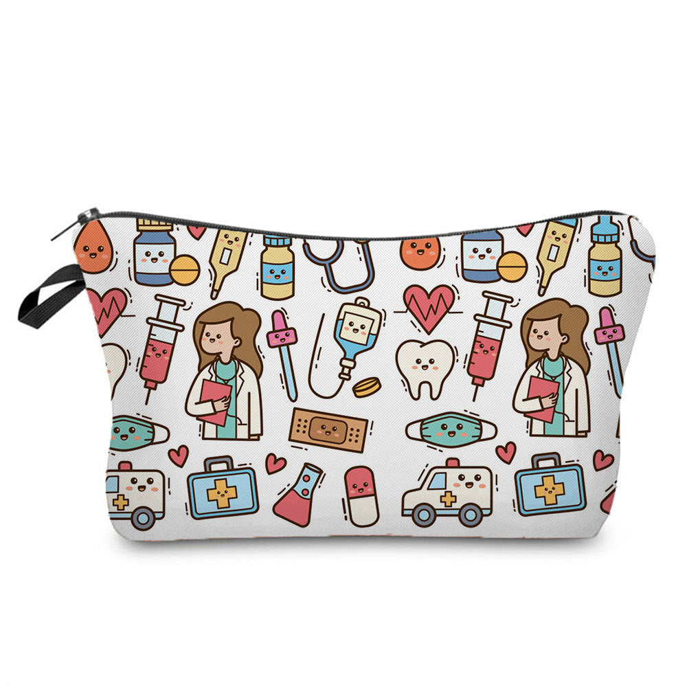 Wholesale Polyester Printed Cosmetic Bag